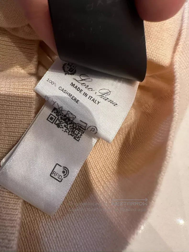 Loro Piana Loro Piana Scissor Collar 100% Cashmere Sweater Size XS / US 0-2 / IT 36-38 - 8 Thumbnail