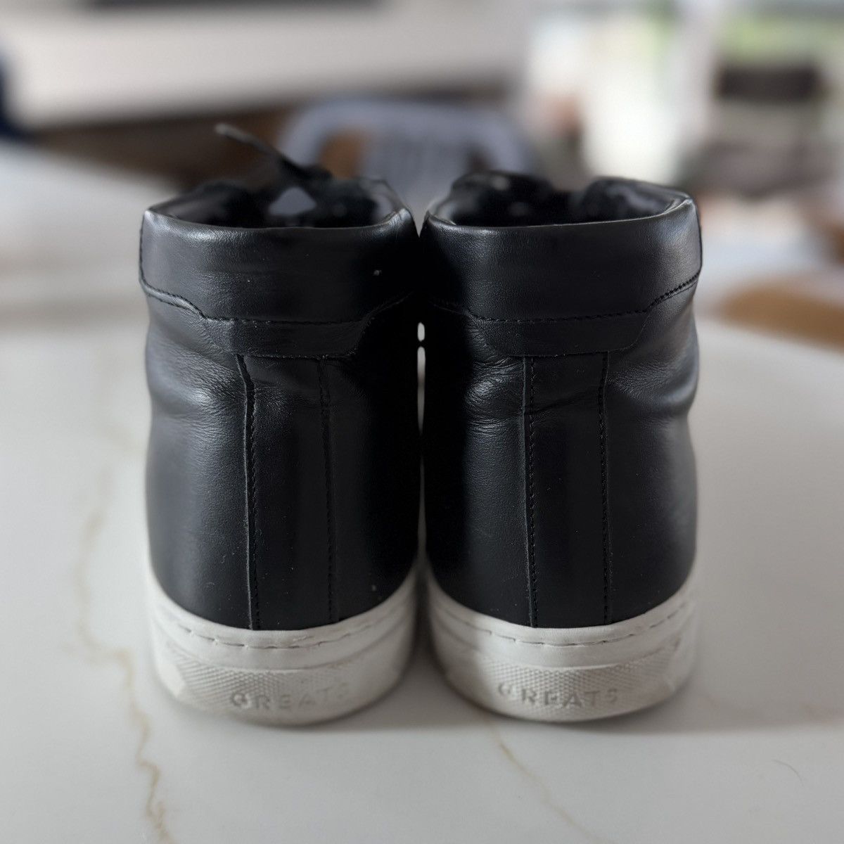 Greats Greats Leather High-Tops with elastic laces Size US 11.5 / EU 44-45 - 4 Thumbnail