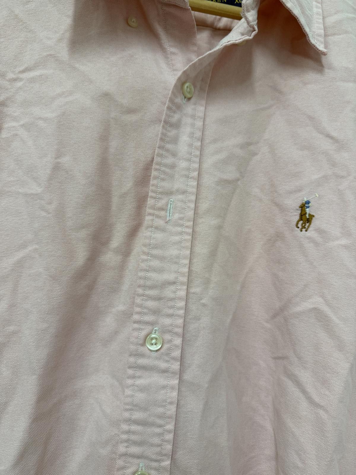 Polo Ralph Lauren Ralph Lauren Pink Long Sleeve Button-Up Shirt XL Size US XL / EU 56 / 4 - 3 Thumbnail