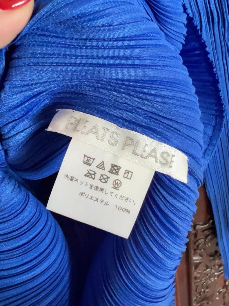 Issey Miyake issey miyake size:4 Blue pleated coat Size XXS / US 00 / IT 34 - 3 Thumbnail