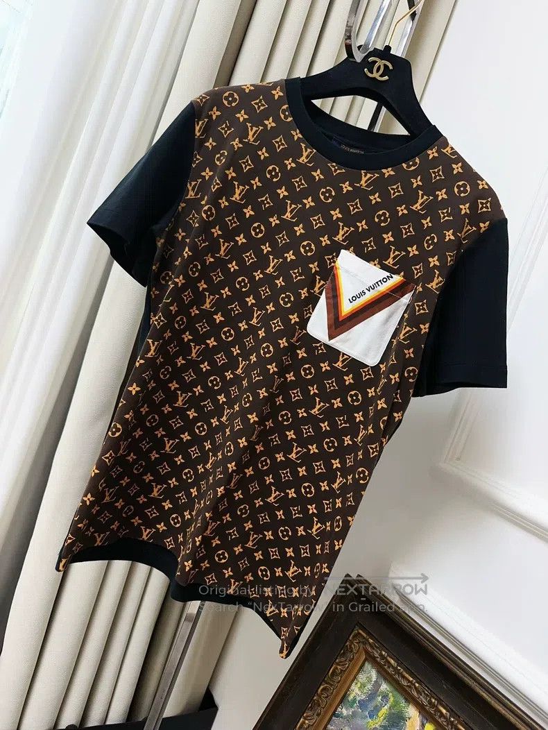 Louis Vuitton Louis Vuitton Brown black background with full print logo Size US M / EU 48-50 / 2 - 9 Thumbnail