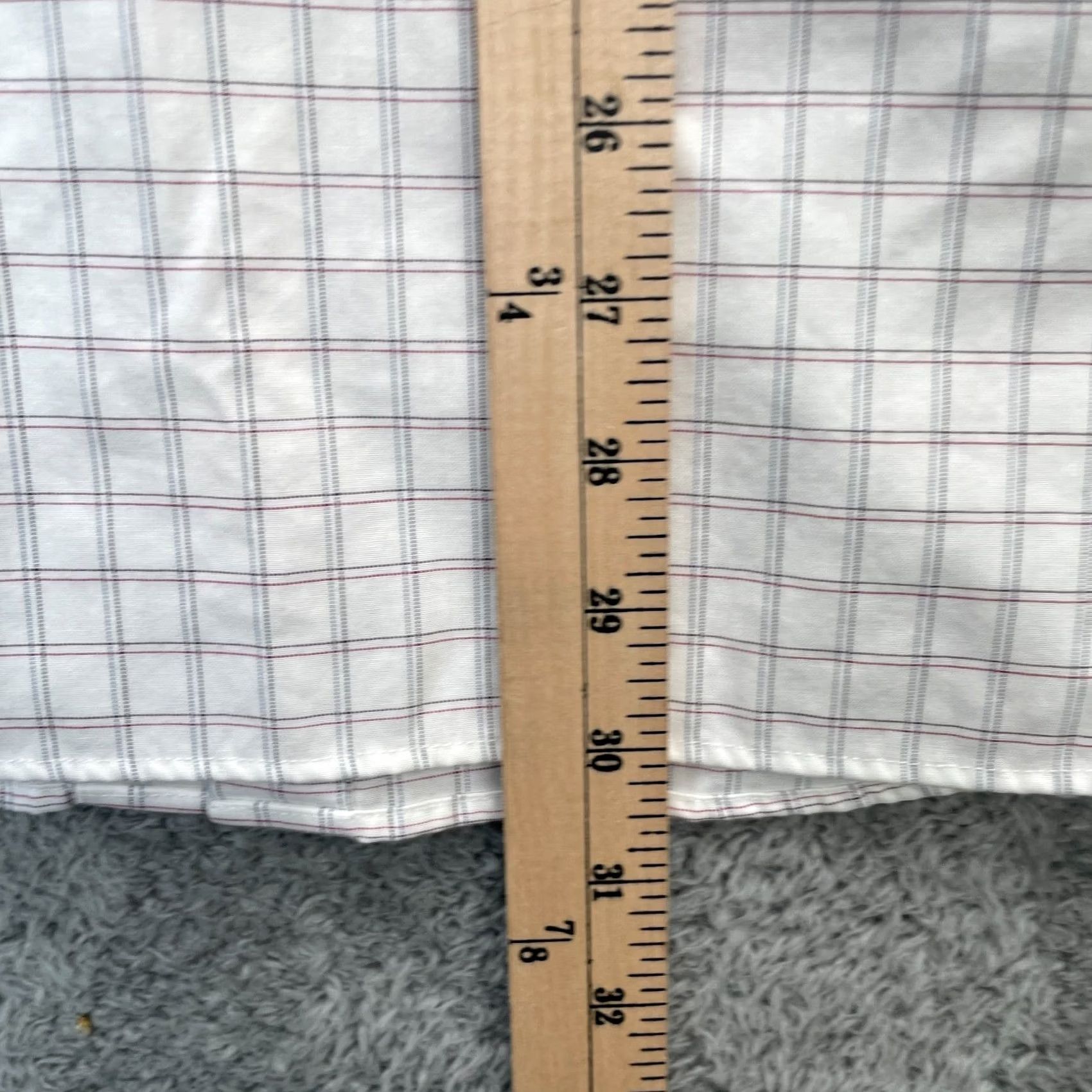 Banana Republic VINTAGE Banana Republic Shirt Mens Medium White Plaid Non Iron Standard Fit Button Up Size US M / EU 48-50 / 2 - 7 Thumbnail