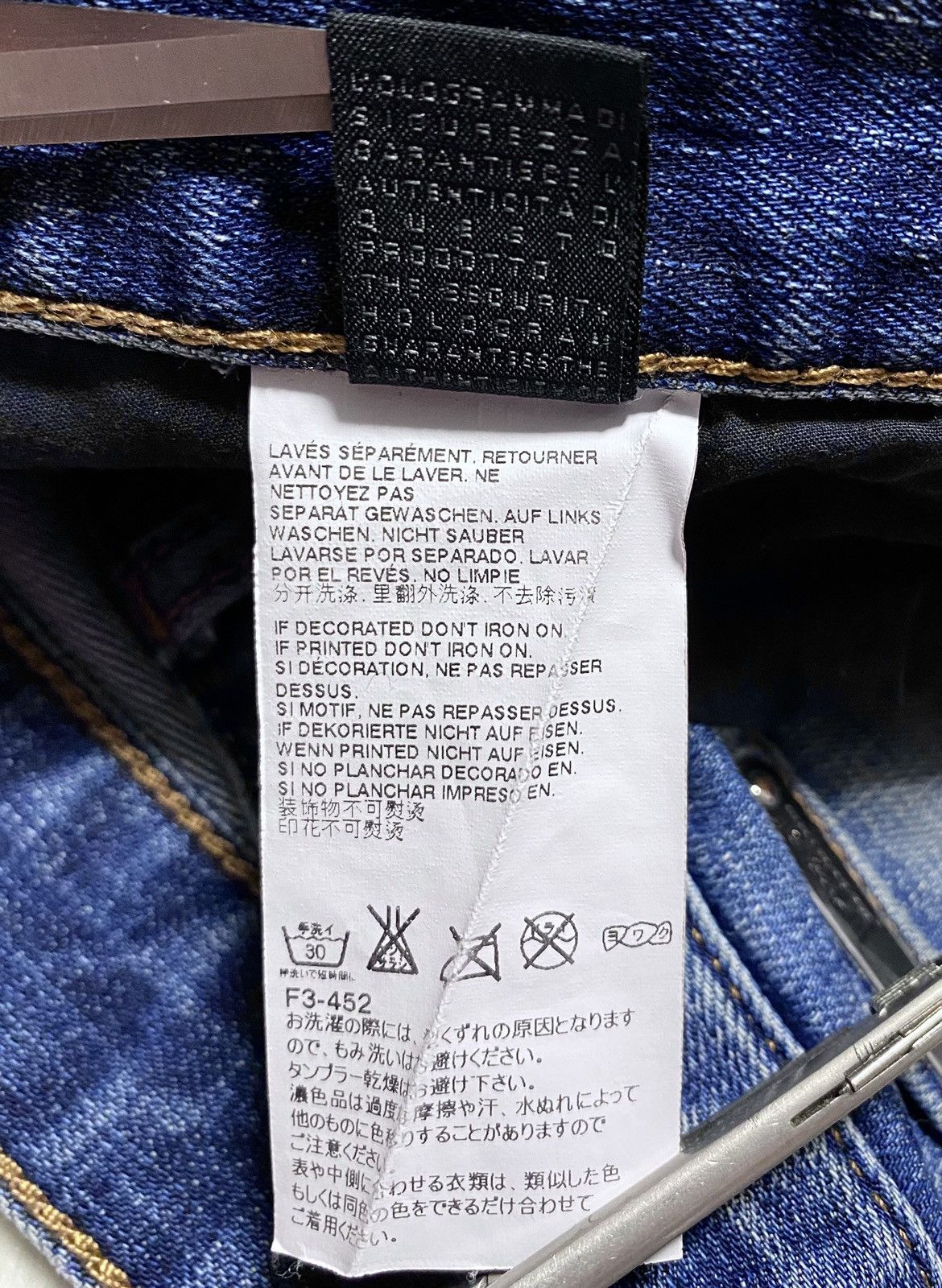 Just Cavalli Unisex Just Cavalli Slim Fit Washed Blue Jeans Denim Size US 31 - 20 Thumbnail