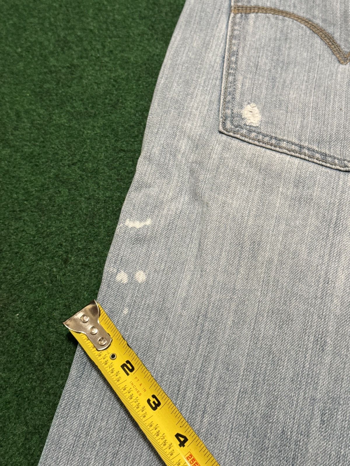 Levi's Vintage Clothing Levi’s Silvertab Baggy Jorts Grunge 40 13” Denim Shorts Size US 40 / EU 56 - 9 Thumbnail