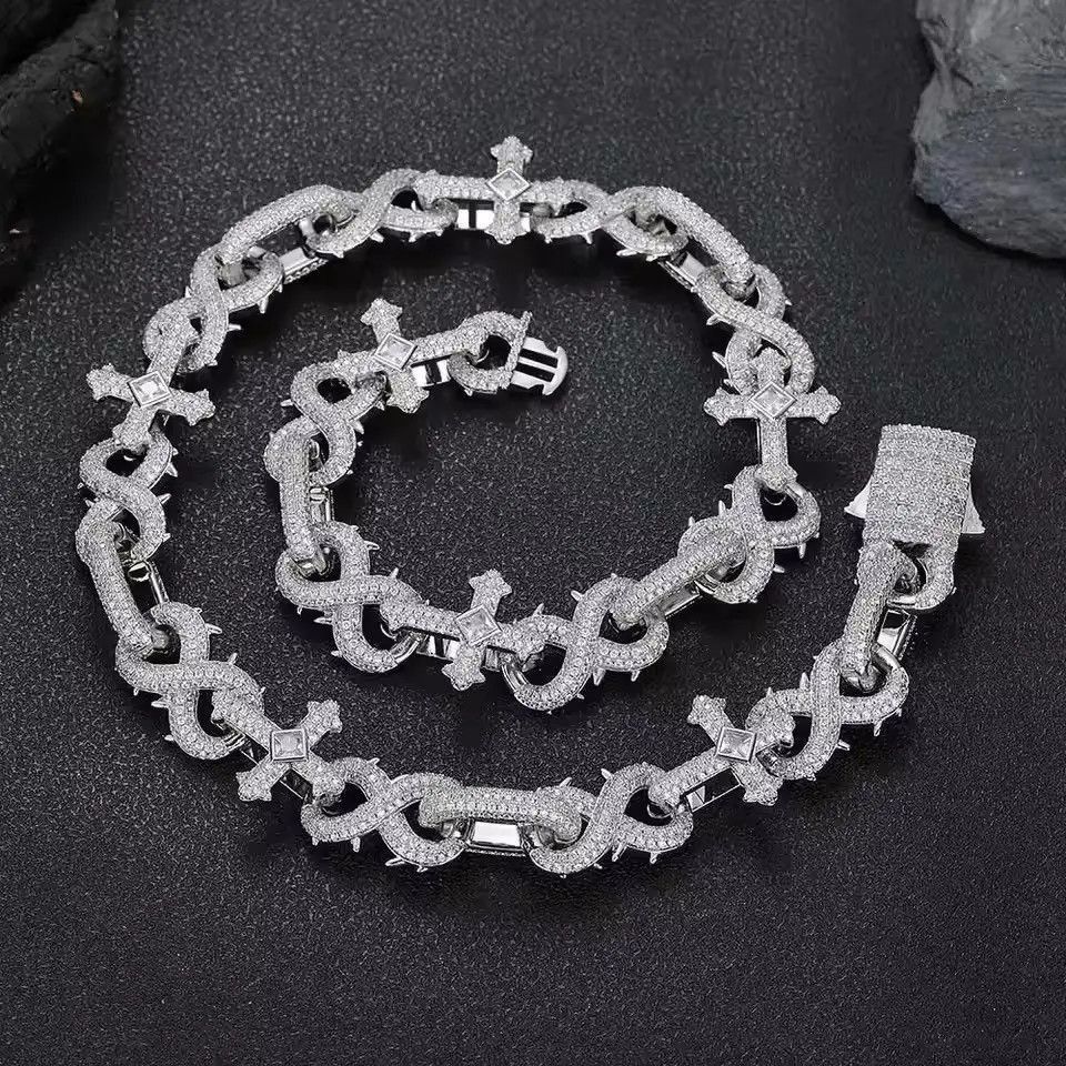 Other Cross And Infinity Link Chain Necklace Size ONE SIZE - 2 Thumbnail