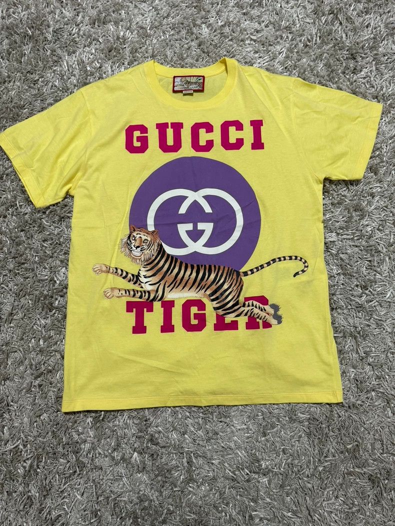 Gucci Tiger printed T-shirt 2503-Nextarrow