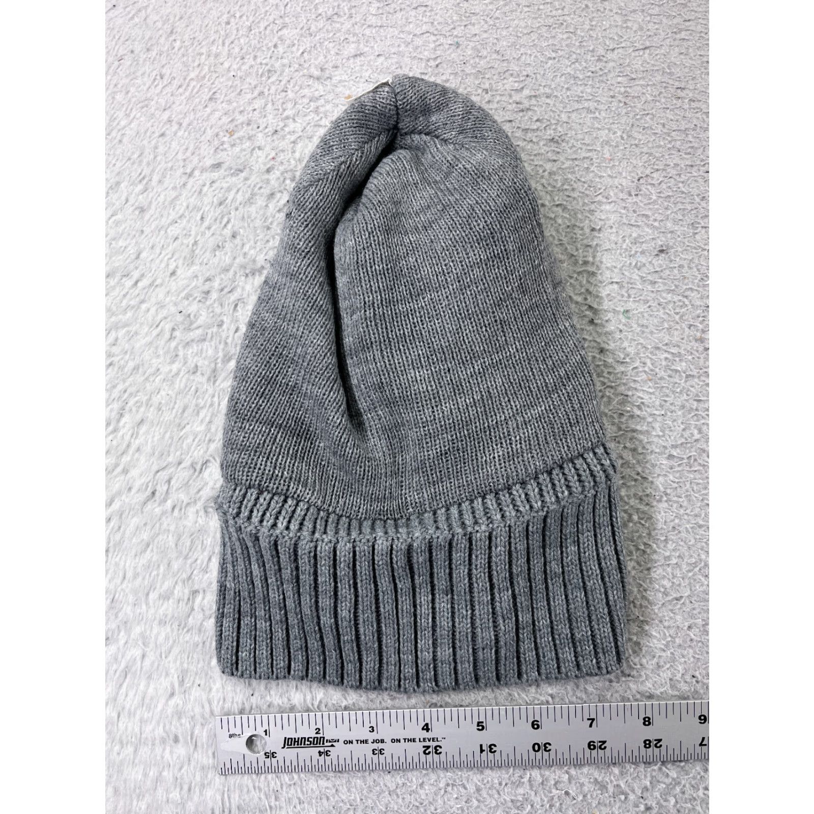Adidas Adidas Beanie Mens Knit Logo 100% Acrylic One Size Gray Ski Hat/Cap Beanie Mens Size ONE SIZE - 5 Thumbnail