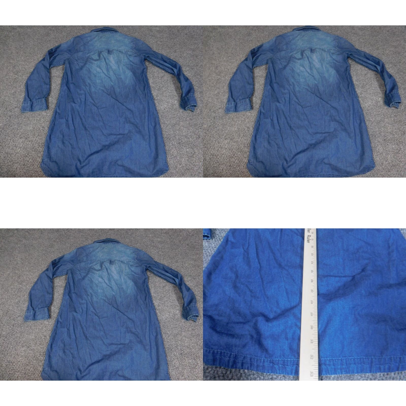Old Navy Old Navy Blouse Tunic Shirt Denim Blue S Womens Size S / US 4 / IT 40 - 8 Thumbnail