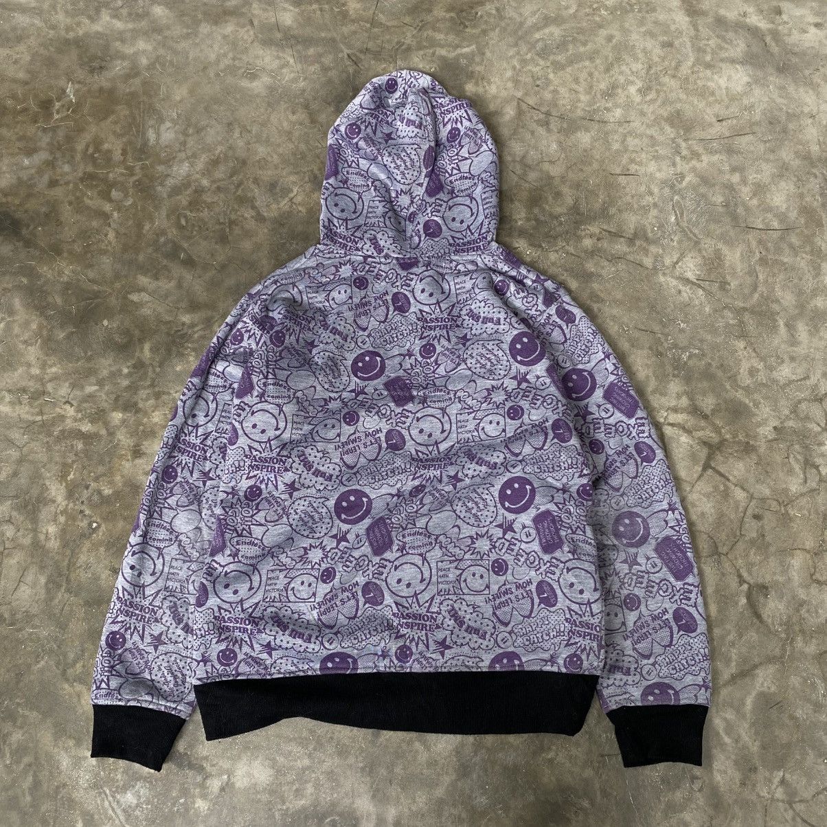 HOMME BOY CO. 2000s Home Boys Y2K Style Full Print Inner Serpa Hoodie Size US M / EU 48-50 / 2 - 2 Thumbnail