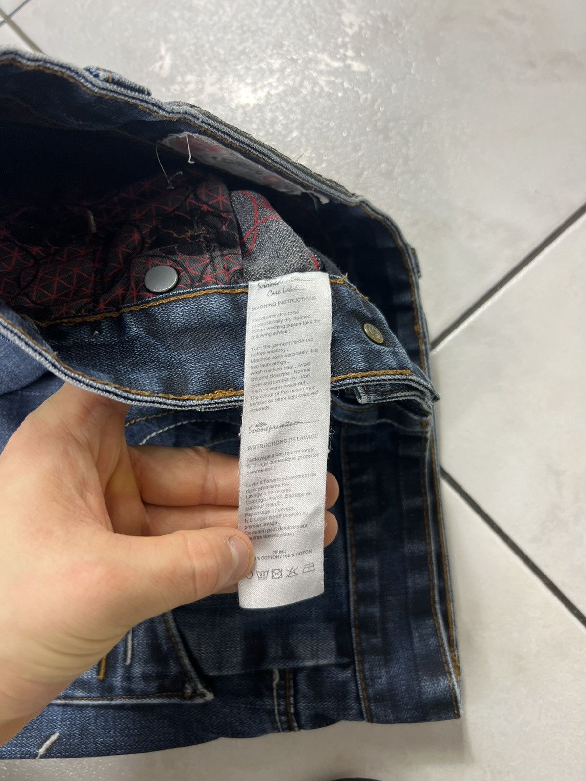 Evisu Vintage Soone denim distressed y2k selvedge jeans navy japan Size US 32 / EU 48 - 21 Thumbnail