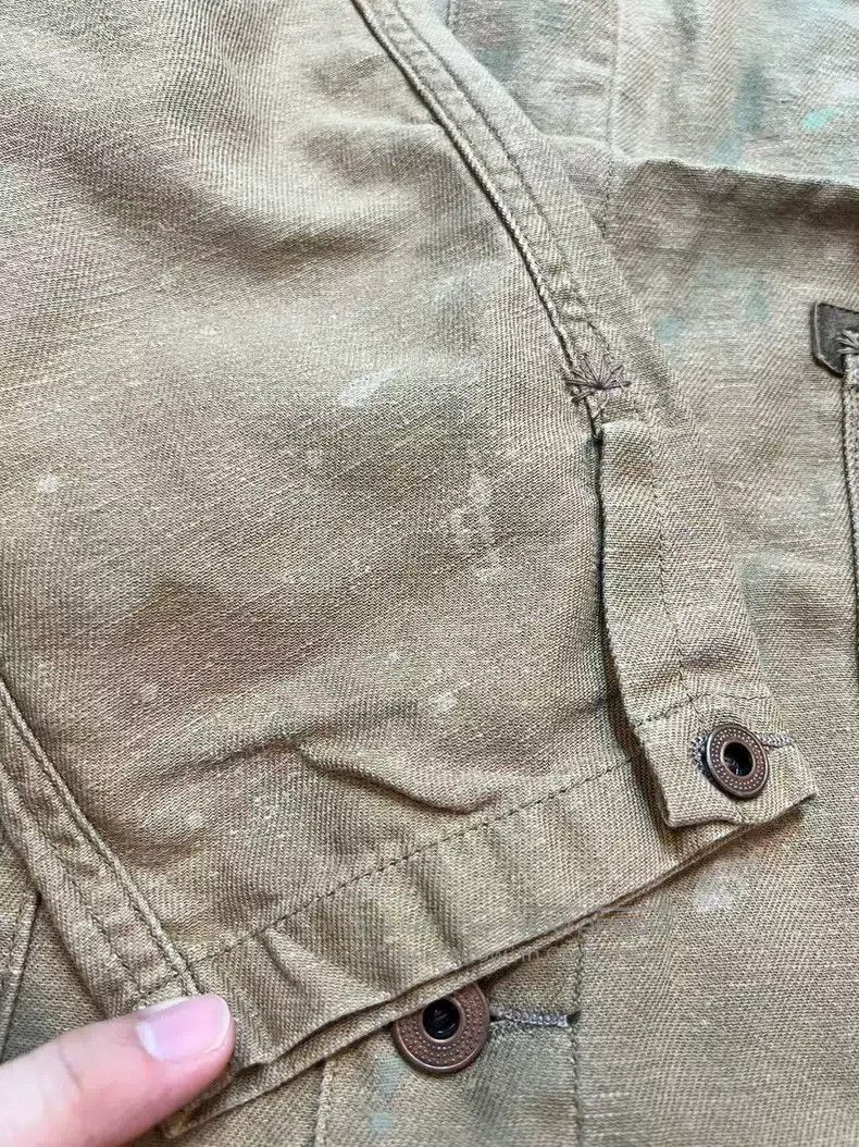 RRL Ralph Lauren RRL Ralph Lauren Cotton and linen painter splashed ink wor Size US M / EU 48-50 / 2 - 9 Thumbnail