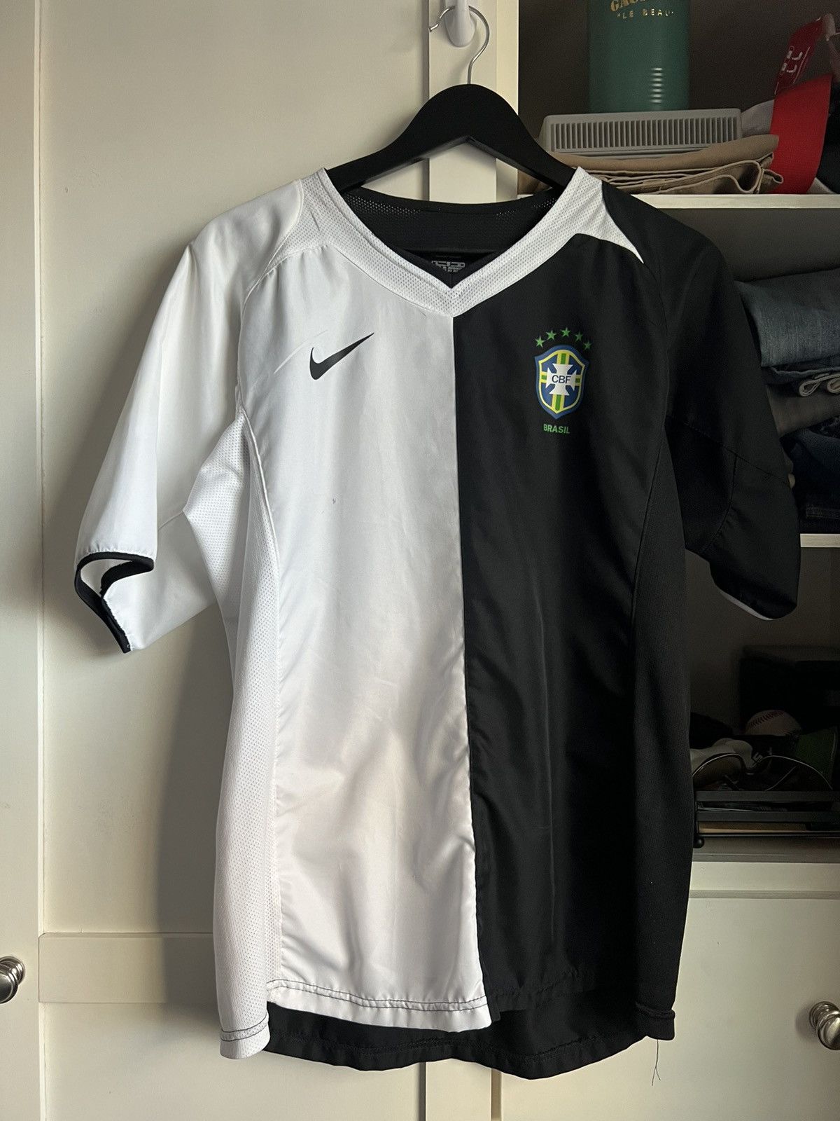 2004/05 Brazil Anti Racism Pelé #10 Nike Soccer Jersey