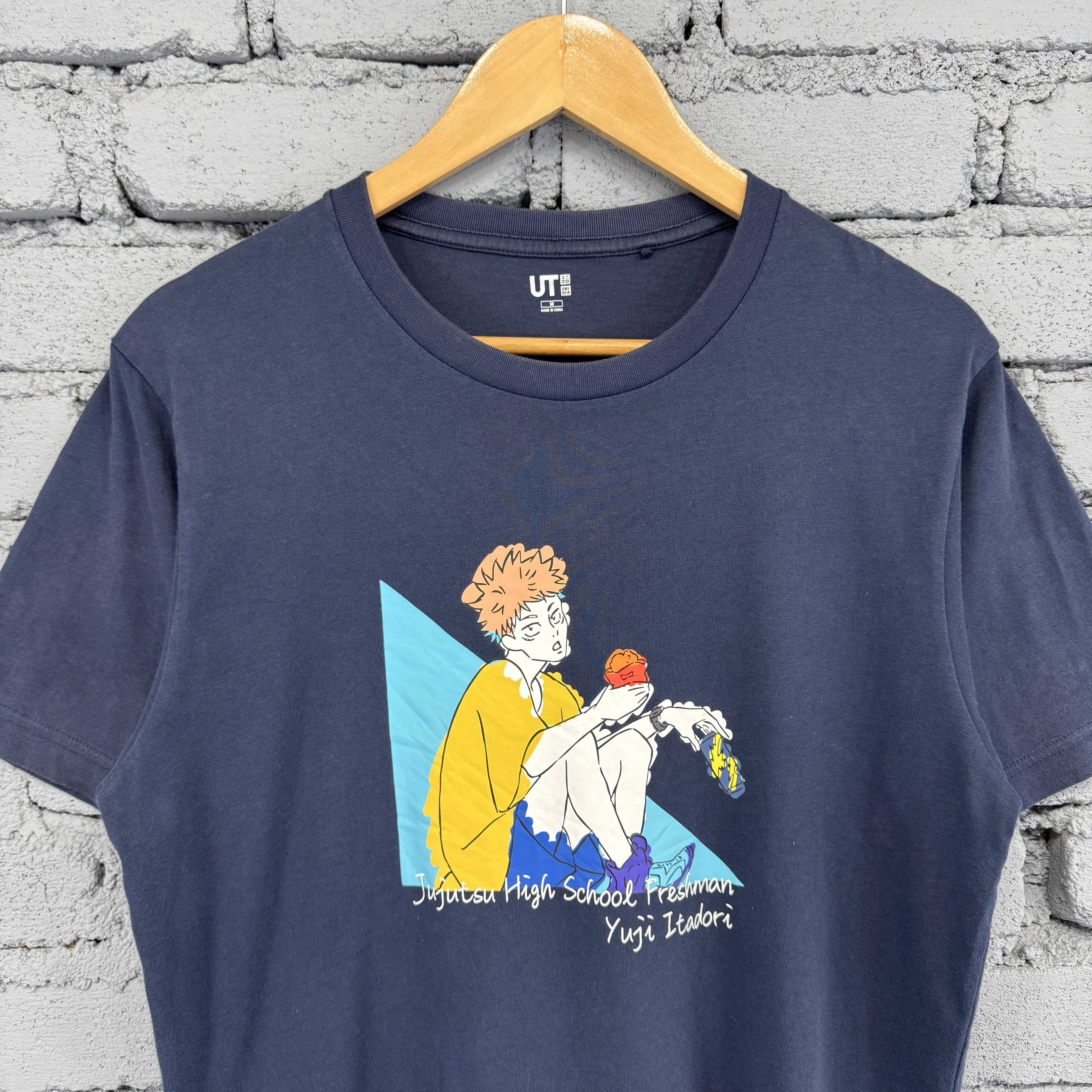 Anime Japanese Anime Jujutsu Kaisen Yuji Itadori Tshirt Size US M / EU 48-50 / 2 - 3 Thumbnail