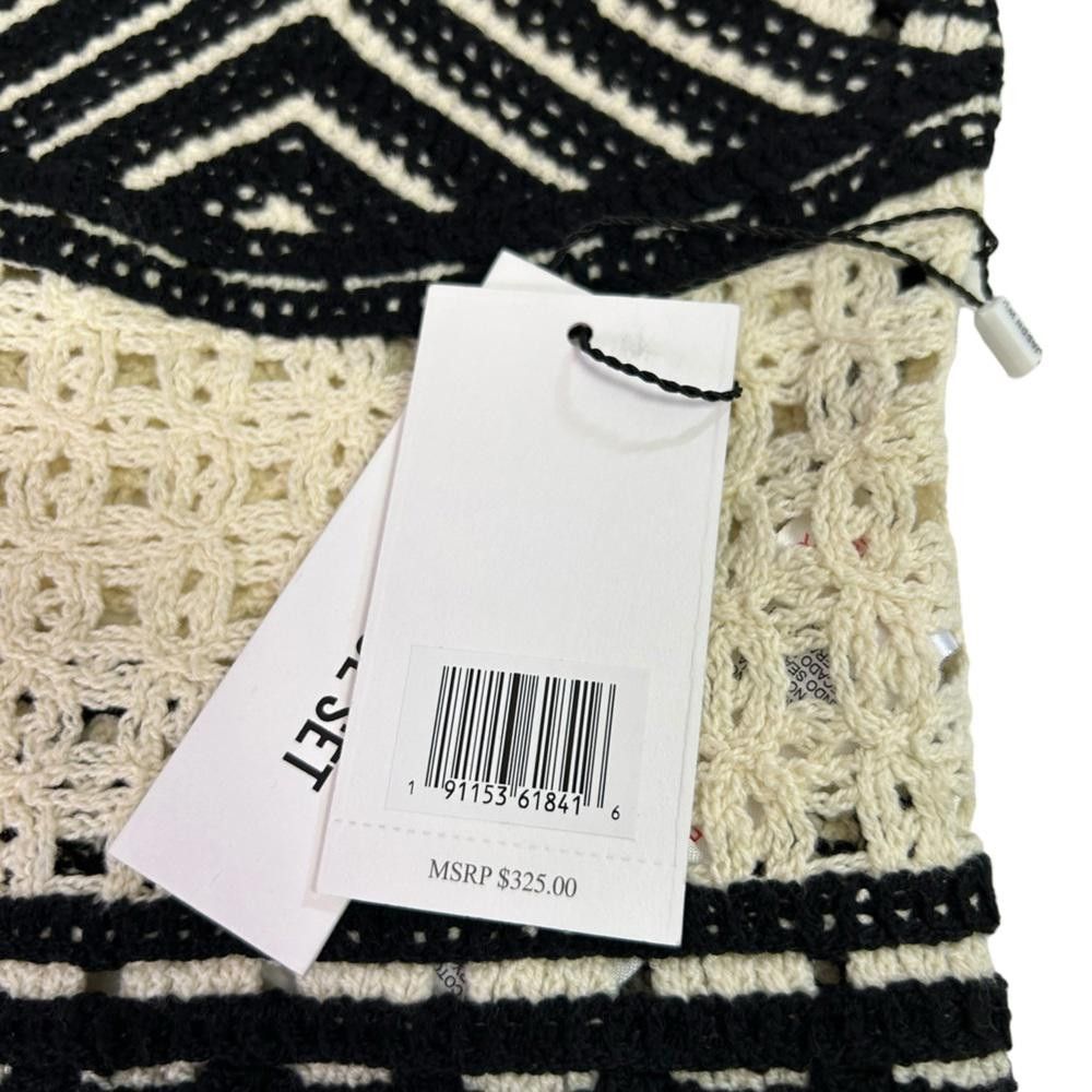 Designer Jason Wu l NWT Linen Blend Crochet Two Piece Dress Size 2 Size XS / US 0-2 / IT 36-38 - 4 Thumbnail