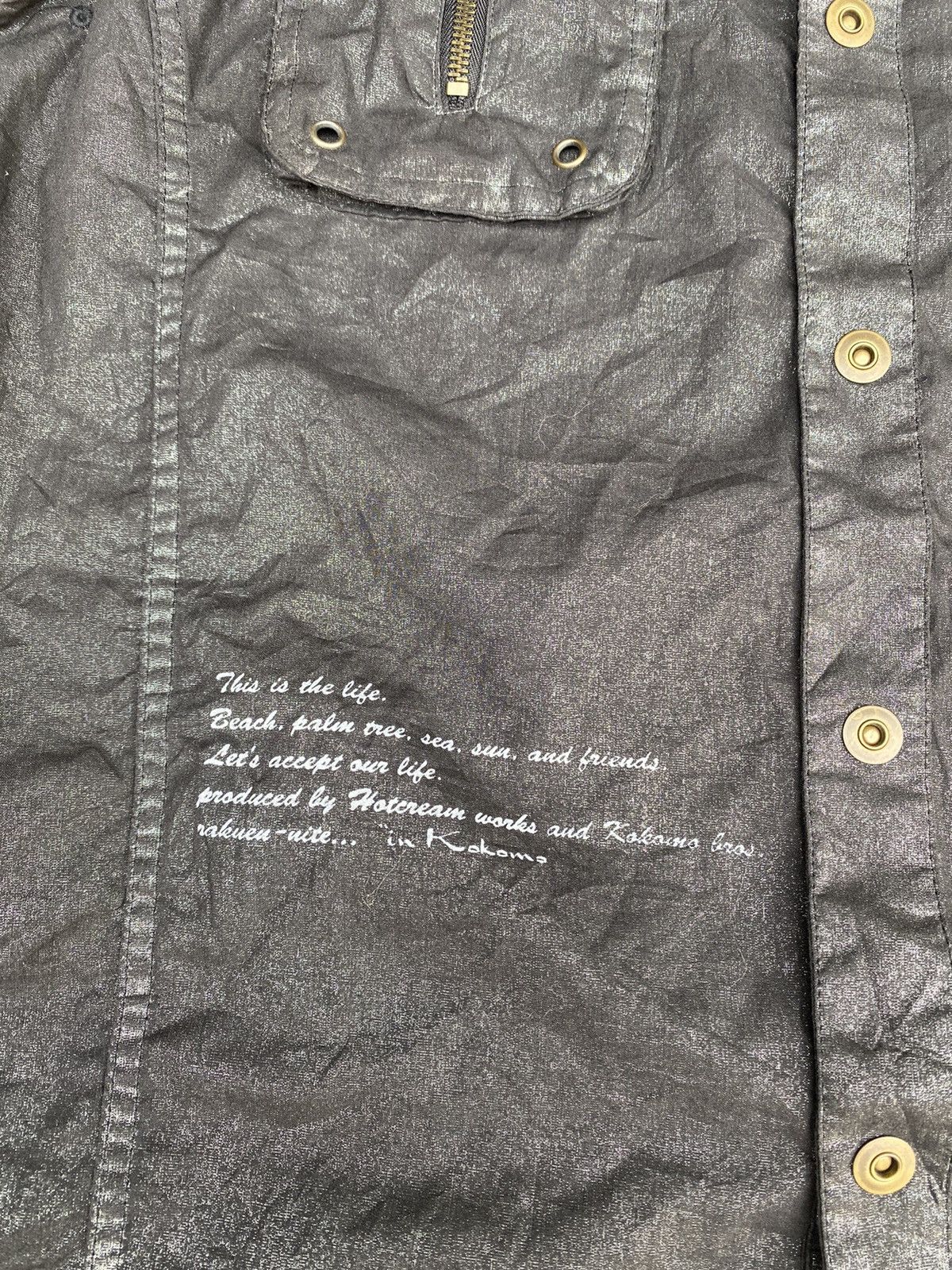 If Six Was Nine × Japanese Brand × Le Grande Bleu (L.G.B.) In Kokomo - Japanese Ghotic Poem Button Up Shirt Size US L / EU 52-54 / 3 - 4 Thumbnail