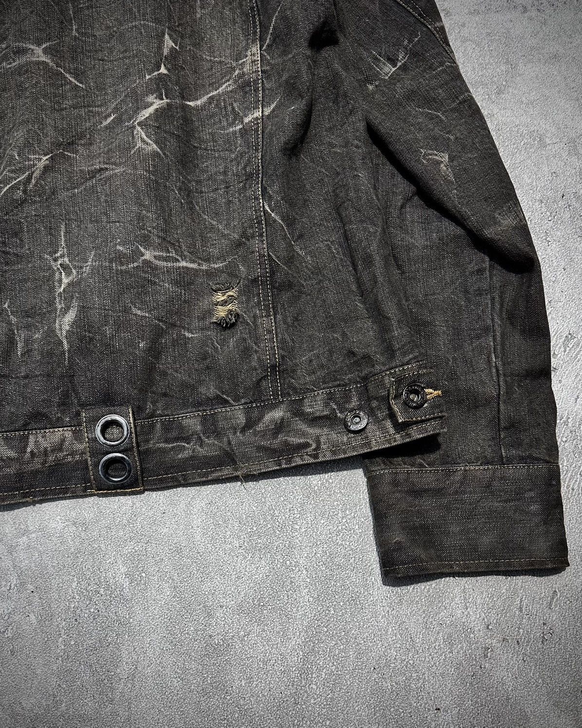 Japanese Brand Vkei In The Attic Fur Collar Denim Jacket Kmrii Lgb Style Size US M / EU 48-50 / 2 - 7 Thumbnail