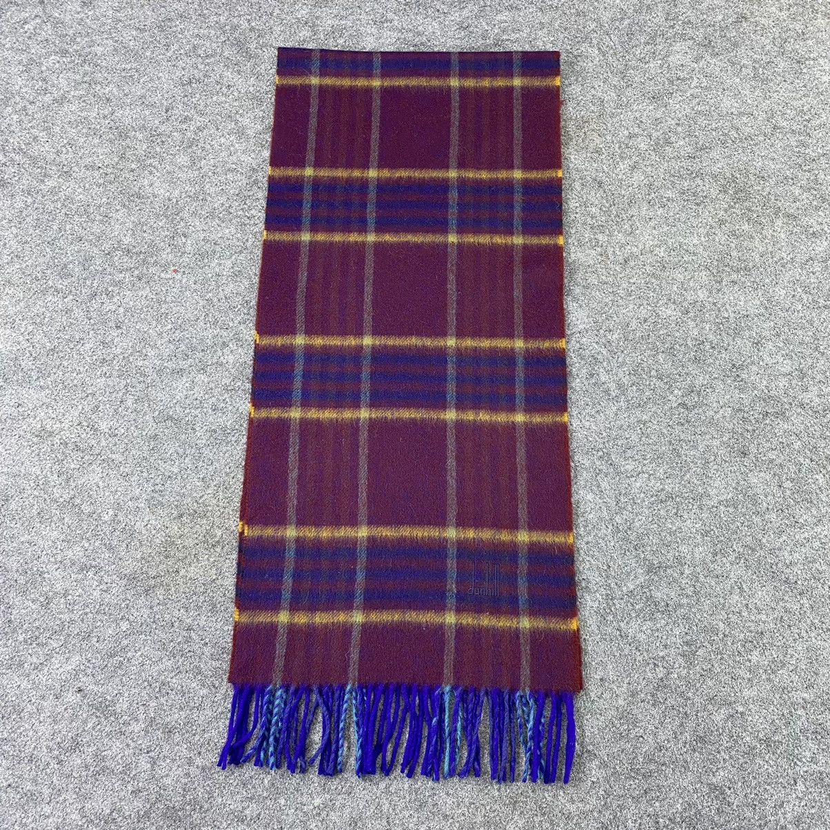 Alfred Dunhill Dunhill Pure Cashmere Muffler / Scarf / neckwear-T1235 Size ONE SIZE - 3 Thumbnail