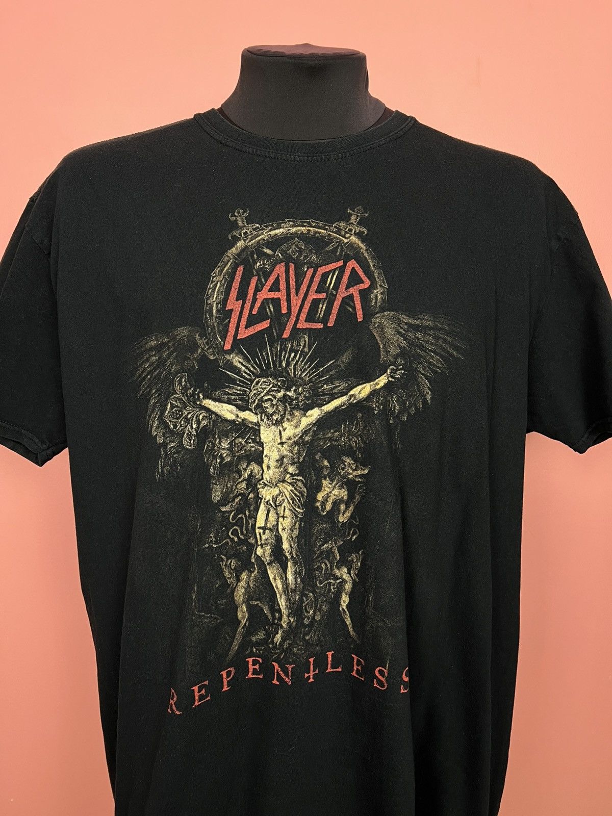 Vintage Slayer shirt rock repentless tee casual music Size US XXL / EU 58 / 5 - 2 Thumbnail