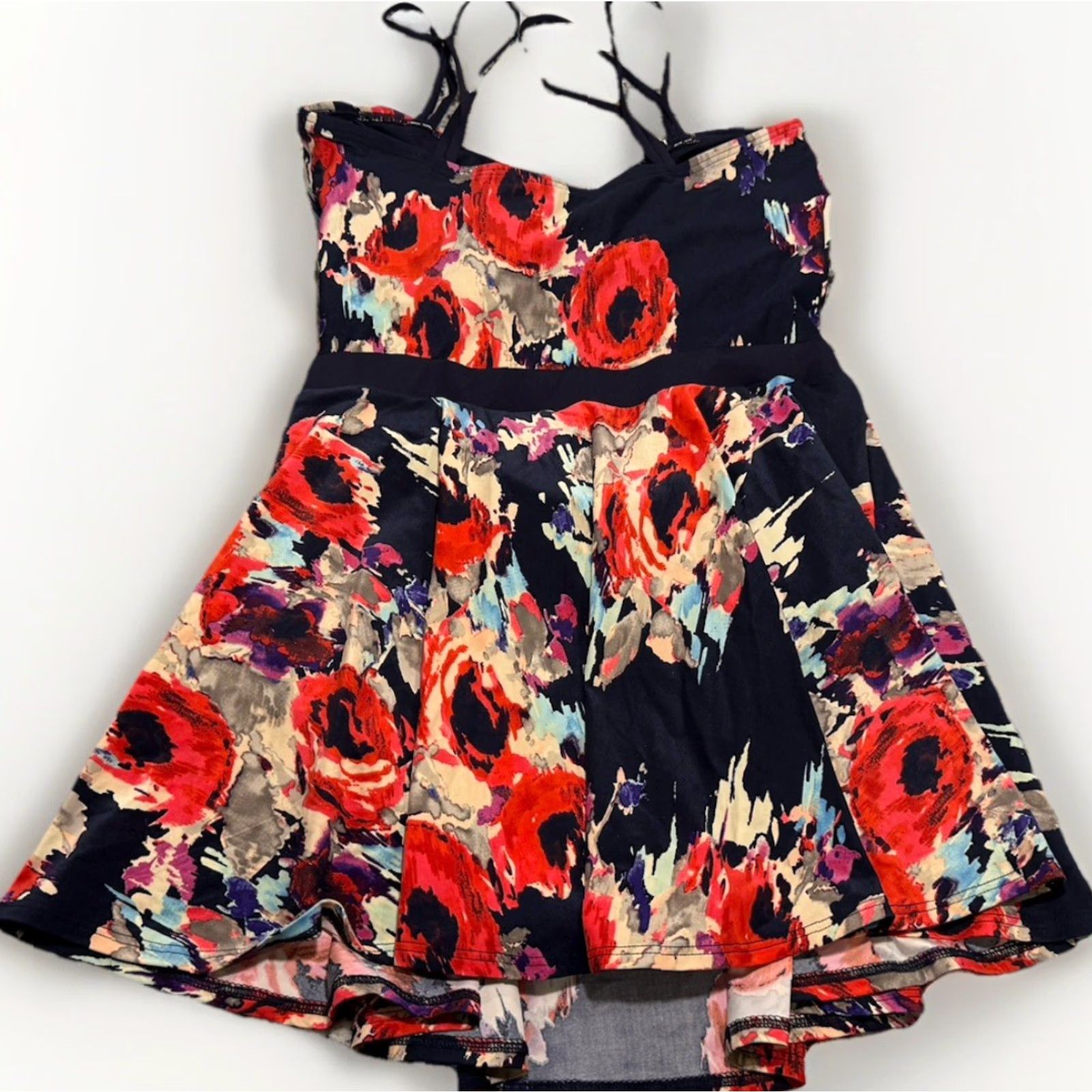 Vintage VINTAGE NWT Kate Spade New York One Piece Bathing Suit XL Rich Navy Peep Hole Floral Swimdress Womens Size XL / US 12-14 / IT 48-50 - 7 Thumbnail