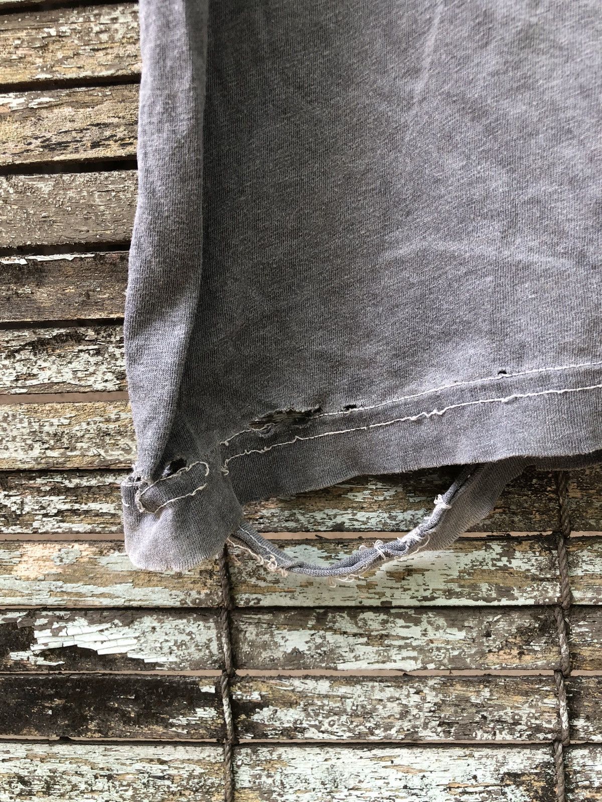 Japanese Brand × Nudie Jeans 💥RARE💥Vintage Distressed Nudie Jeans Tshirt Size US M / EU 48-50 / 2 - 13 Thumbnail