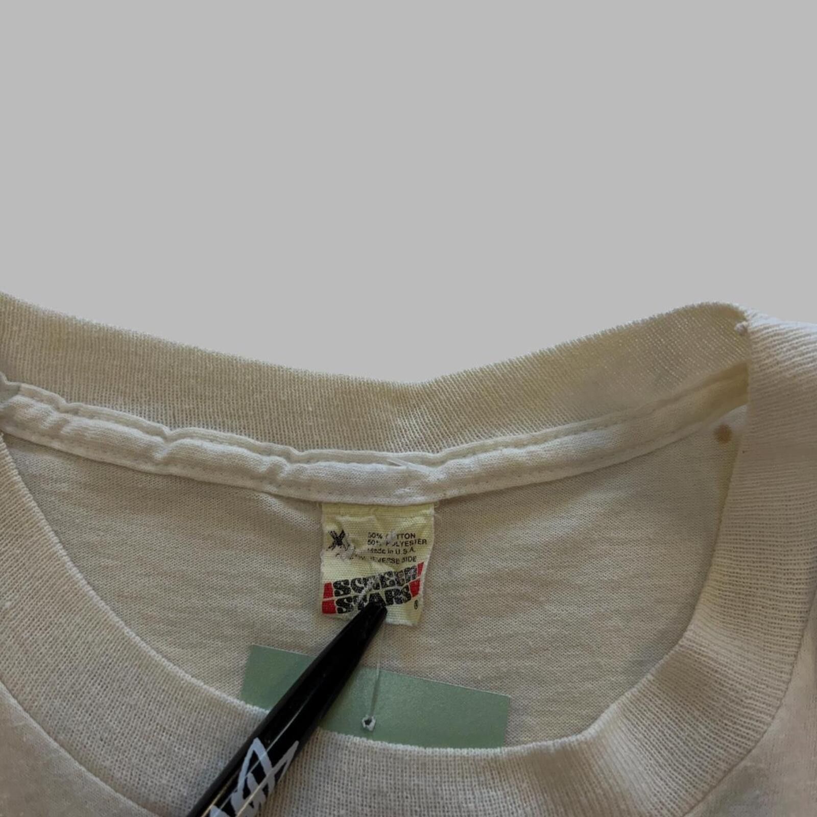 Vintage 80s Newport cigarets suspenders tee Size US XL / EU 56 / 4 - 3 Thumbnail