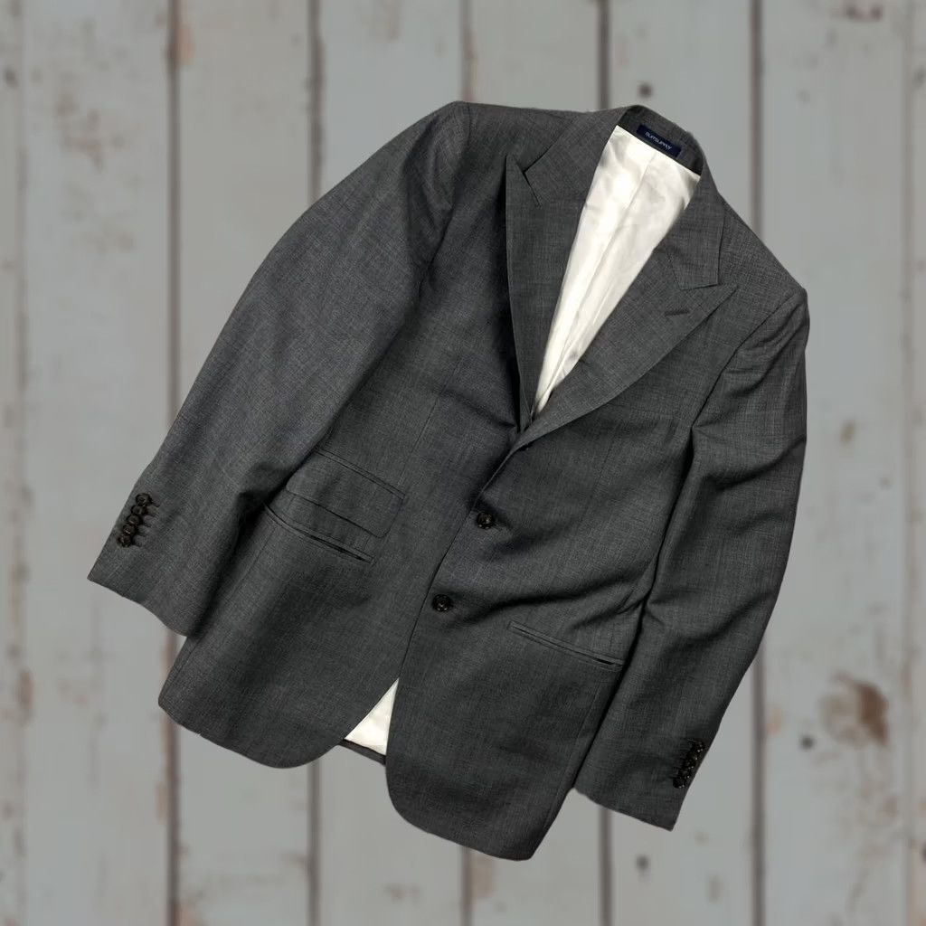 Suitsupply Suitsupply Blazer Men Size 48 Gray Single-Breasted Wool 2 Piece Jacket Coat Vintage No? (Note: If "Not Vintage" ensure no question marks) Size 48R - 1 Thumbnail