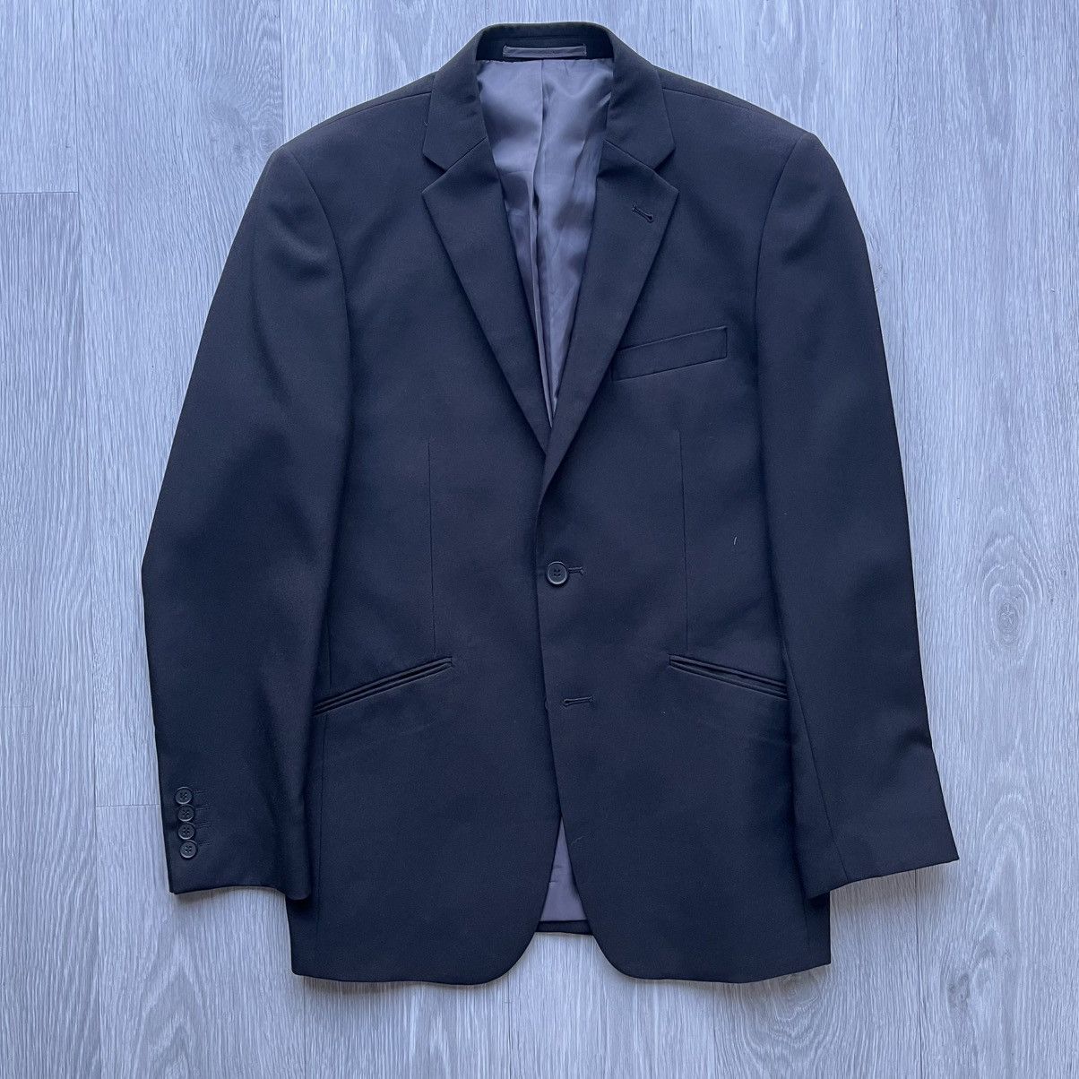 George George Black 2 Piece Suit Size 38R - 2 Thumbnail