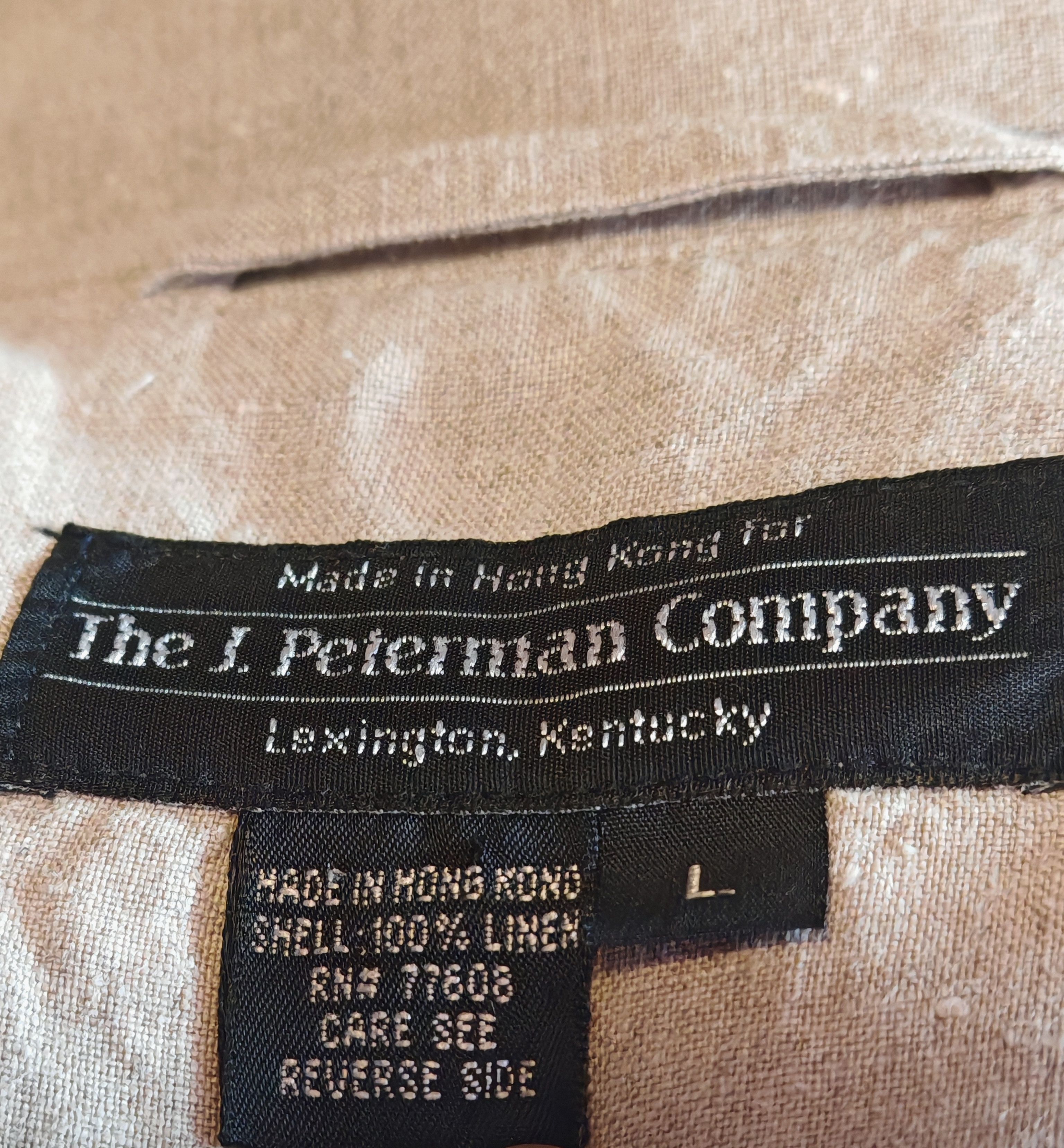 J. Peterman Vintage J.Peterman Linen Men's Safari Utility Jacket size L Size US L / EU 52-54 / 3 - 4 Thumbnail