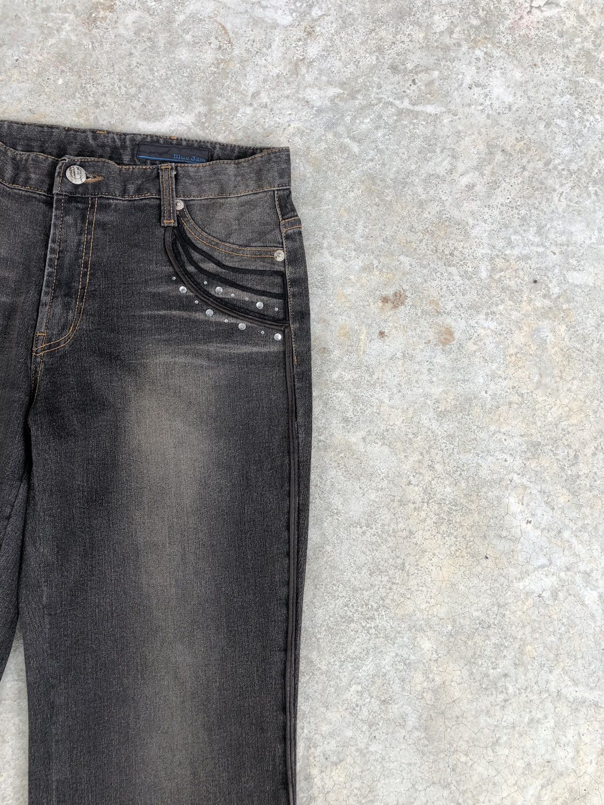 If Six Was Nine Japanese Blue jam Flared Jeans Distressed Jeans Size US 30 / EU 46 - 5 Thumbnail
