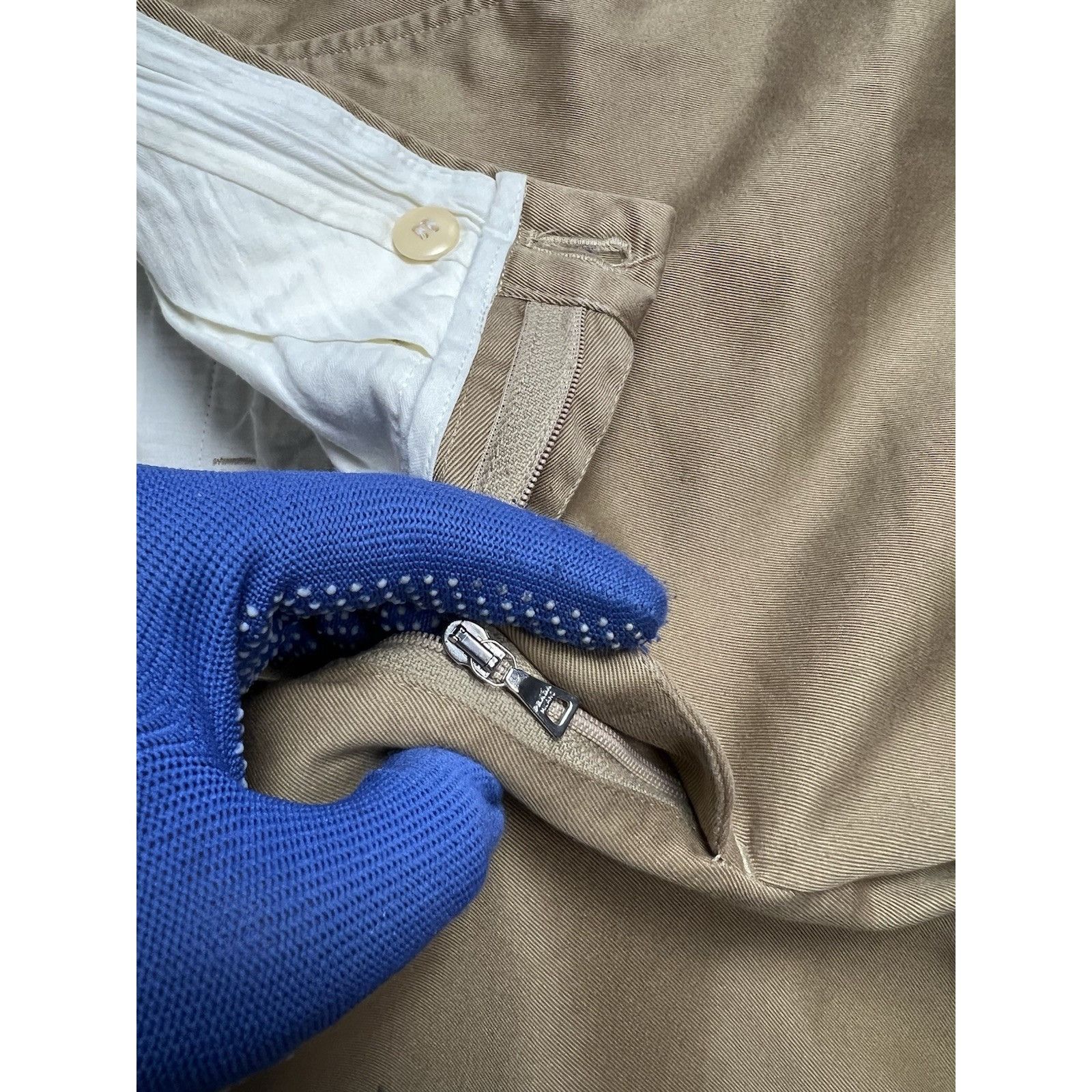 Prada Prada Milano Beige Tab Straight Chino Pants Size 54 Size US 38 / EU 54 - 12 Thumbnail