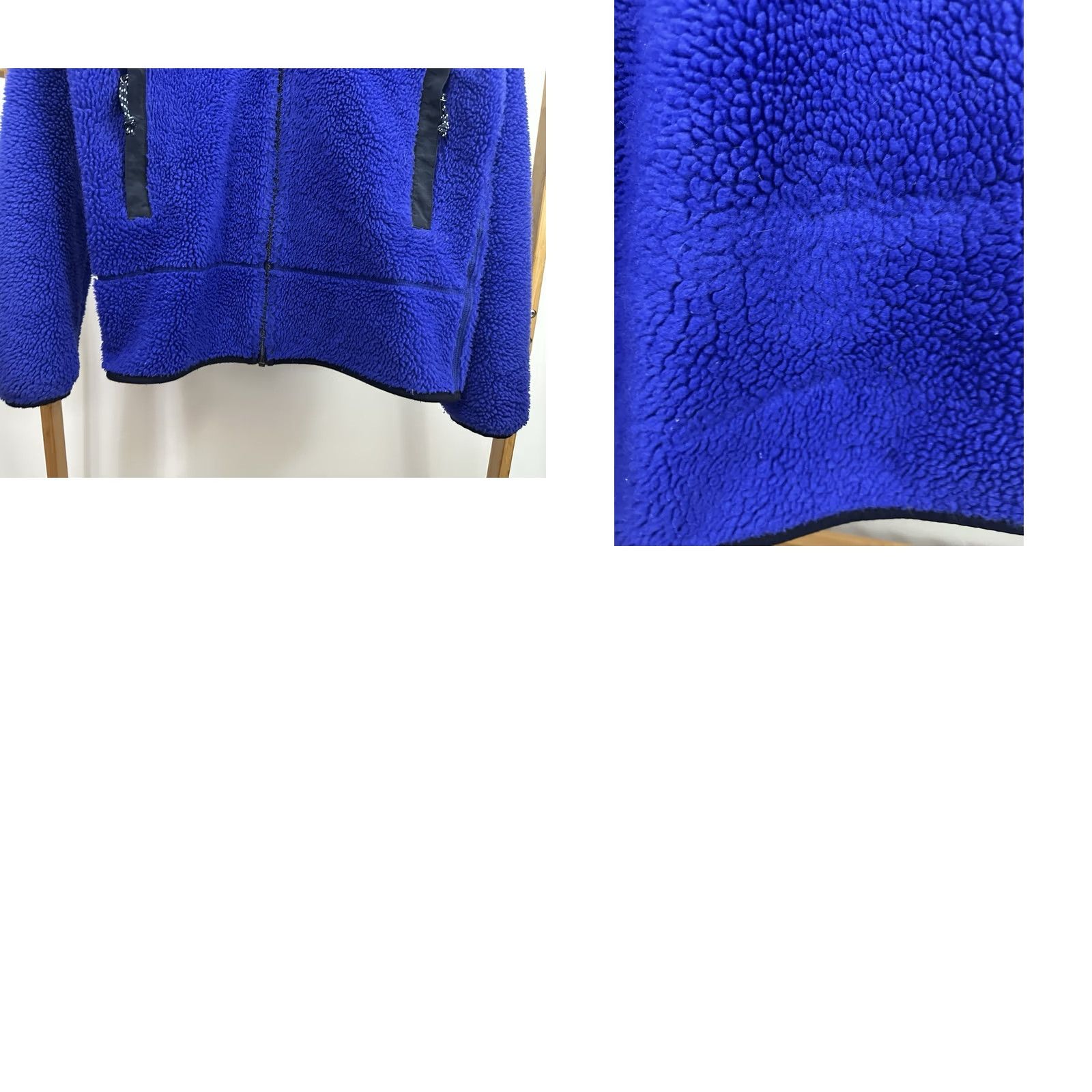 Patagonia VTG 90s Patagonia PEF Deep Pile Retro-X Full Zip Purple Blue Fleece Jacket S USA Size US S / EU 44-46 / 1 - 8 Thumbnail