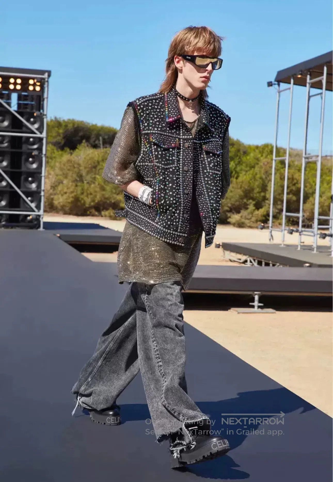 Celine Celine 22ss Rivet Logo Martin Boots. Size US 6 / EU 39 - 3 Thumbnail