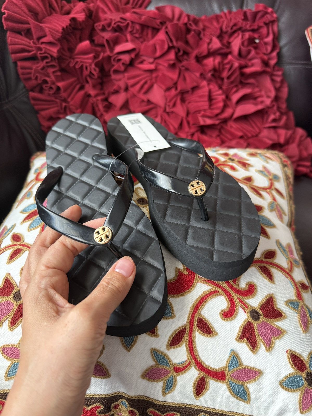 Tory Burch Tory Burch platform Willa flip flop Sandal NWT brown size 8 Size US 8 / IT 38 - 4 Thumbnail