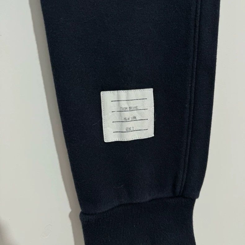Thom Browne Thom Browne Size 2 Four-striped navy blue sweatpants 2503 Size US 29 - 4 Thumbnail