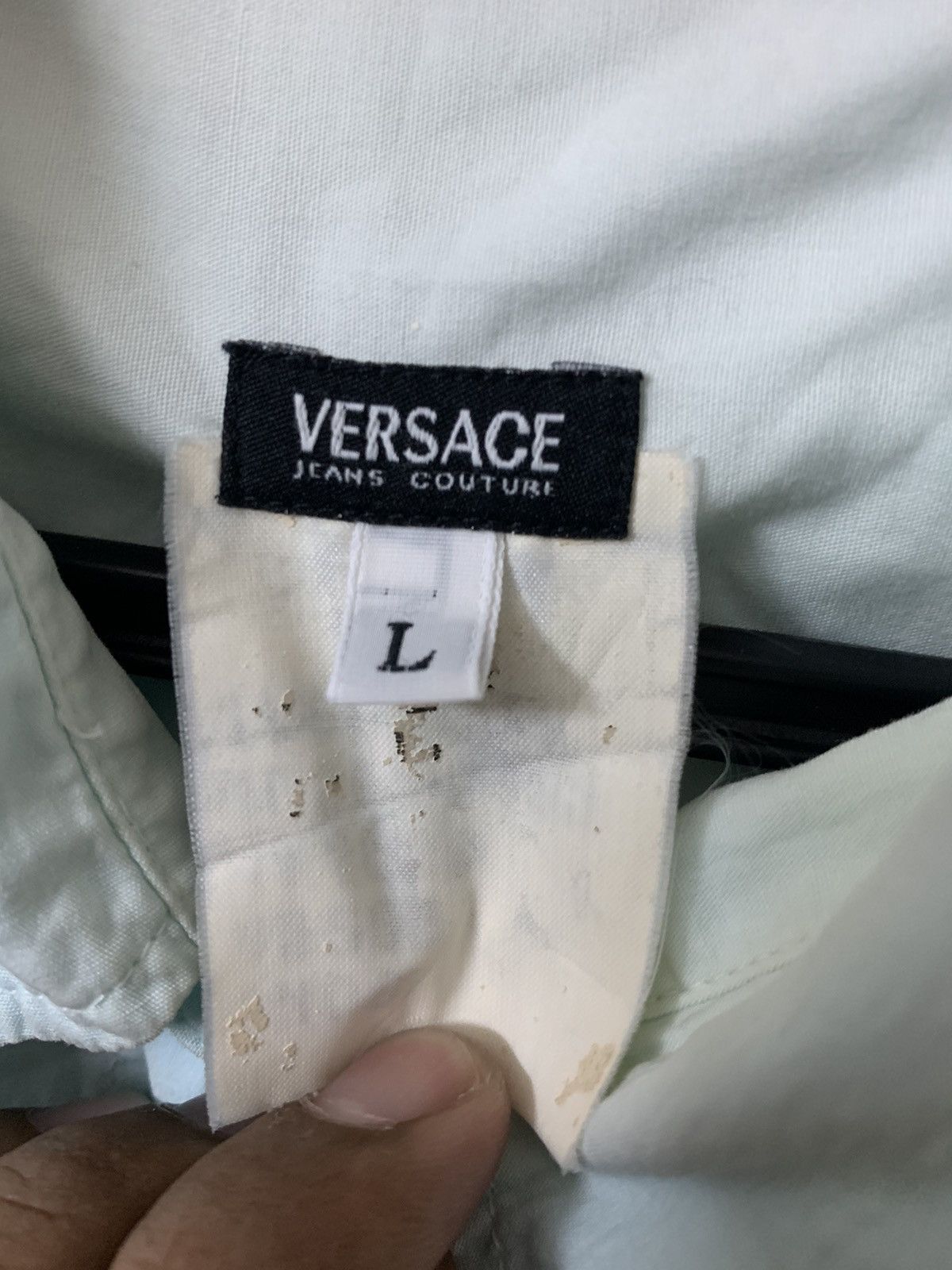 Versace × Vintage Versace jeans couture shirt Size US L / EU 52-54 / 3 - 5 Thumbnail