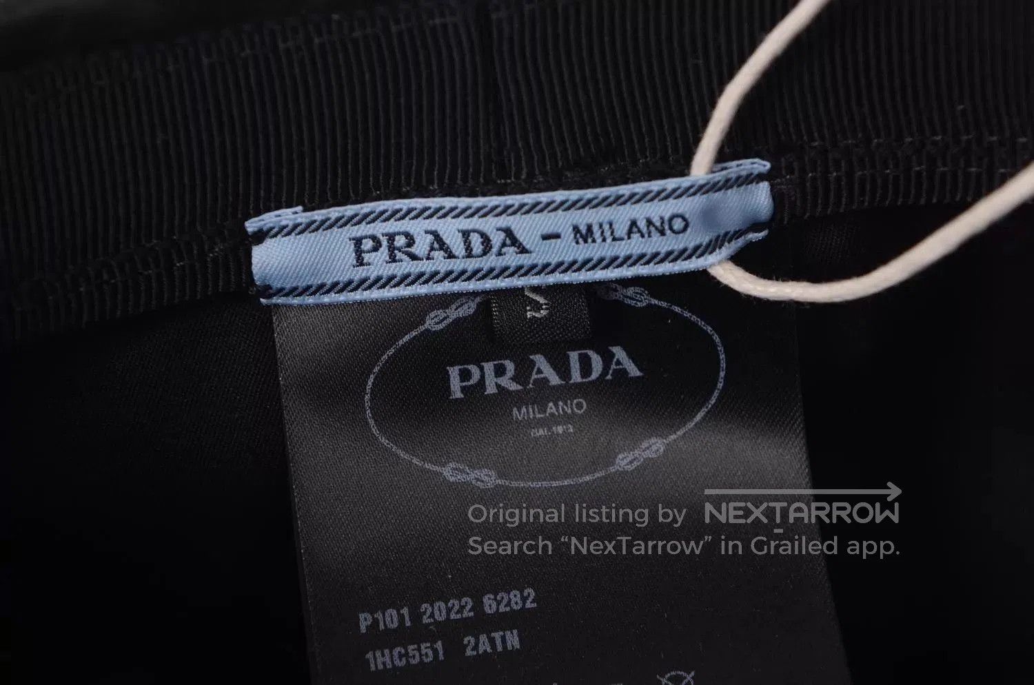 Prada Black Leather Newsboy Cap. Size ONE SIZE - 5 Thumbnail