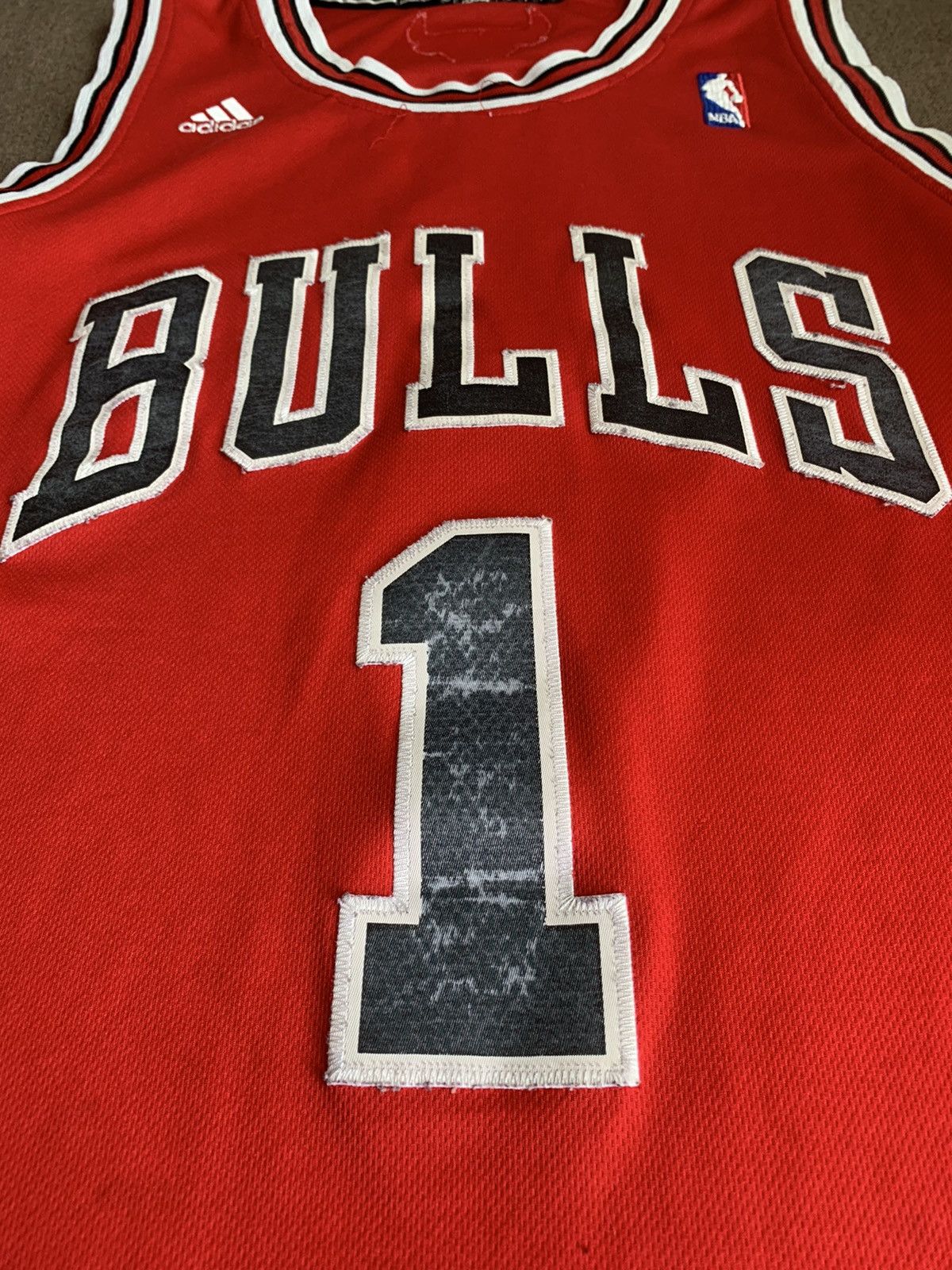 Adidas Authentic D-Rose Chicago Bulls Embroidered Jersey Size US M / EU 48-50 / 2 - 8 Thumbnail