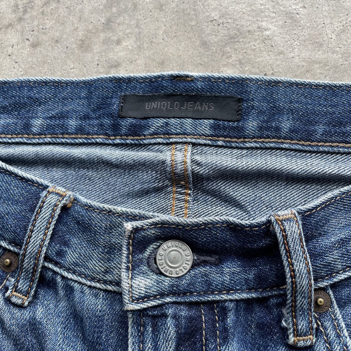Japanese Brand Vintage Japanese Brand Faded Denim Jeans Pants W31x31.5 Size US 31 - 6 Thumbnail