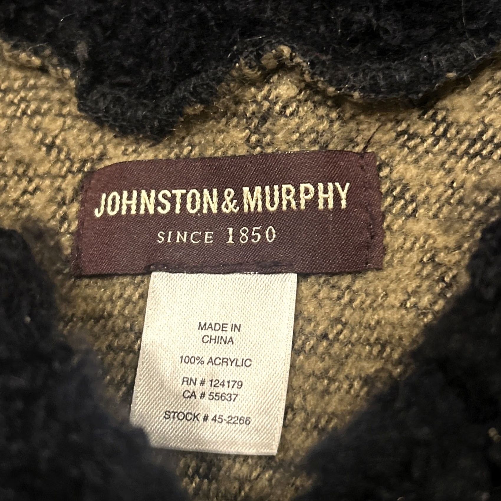 Johnston & Murphy Johnston & Murphy Poncho Fringe One Size OS Acrylic Knit Multicolor Striped Bohemian Womens Fall Winter Lightweight Relaxed Casual Workwear Size ONE SIZE - 2 Thumbnail