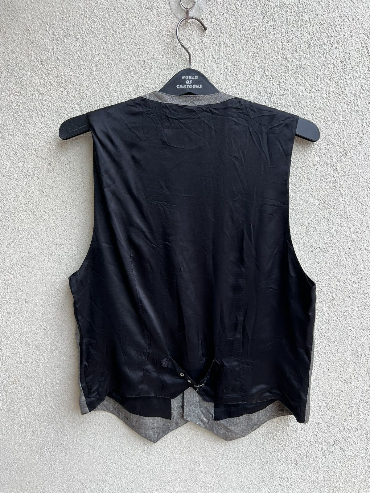Versace Vintage 90s Gianni Versace Versus Linen Vest Size US M / EU 48-50 / 2 - 16 Thumbnail