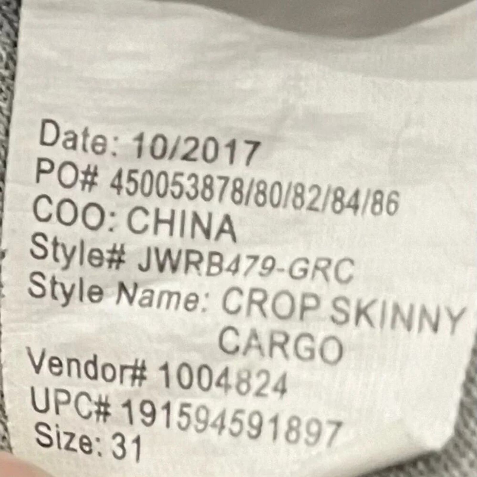William Rast William Rast cropped skinny camo cargo pants, junior size 31 Size 31" - 14 Thumbnail