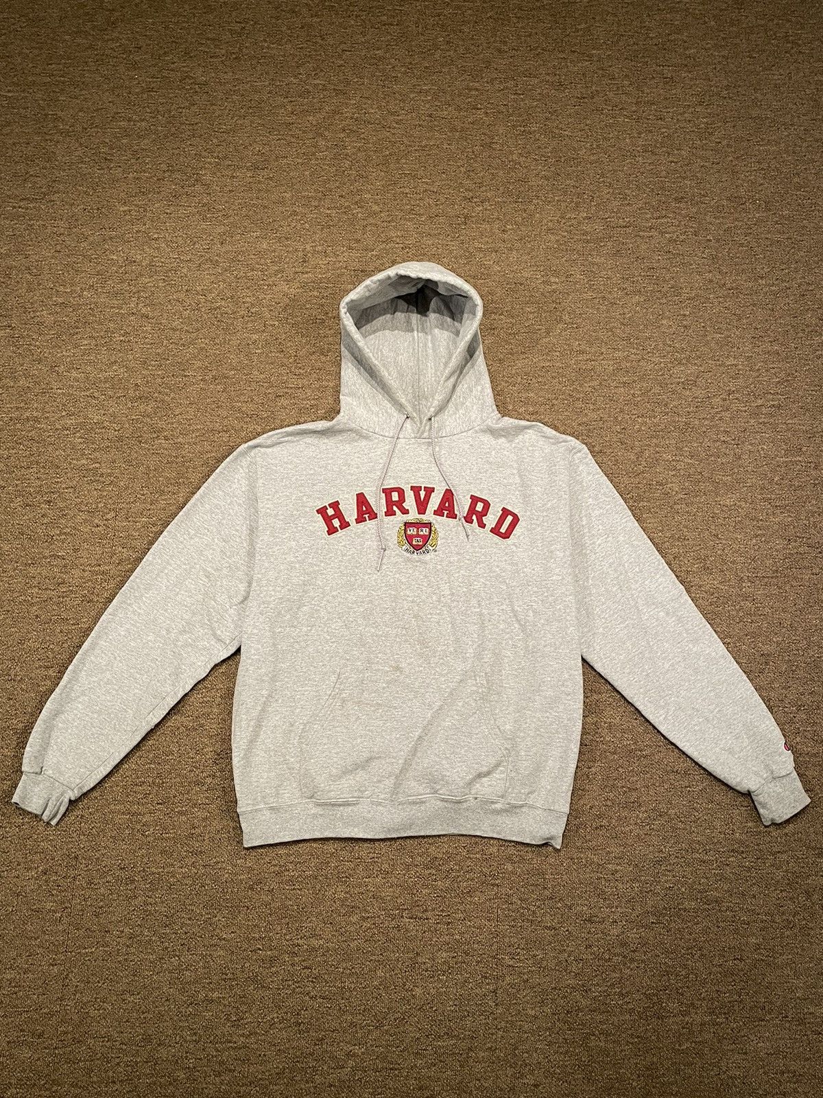 Champion X Harvard Varsity 3D Logo Hoodie