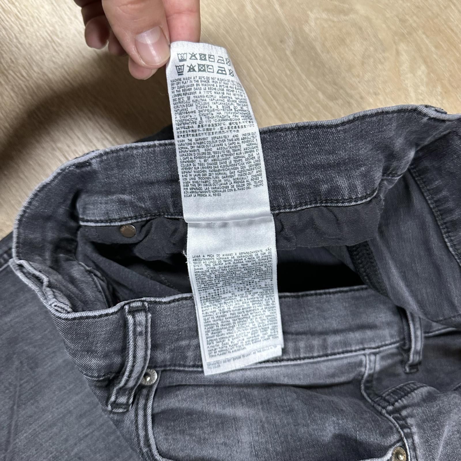 Diesel Diesel Men's D-ISTORT Skinny Jeans Size 30 Black Faded Wash Size US 30 / EU 46 - 9 Thumbnail