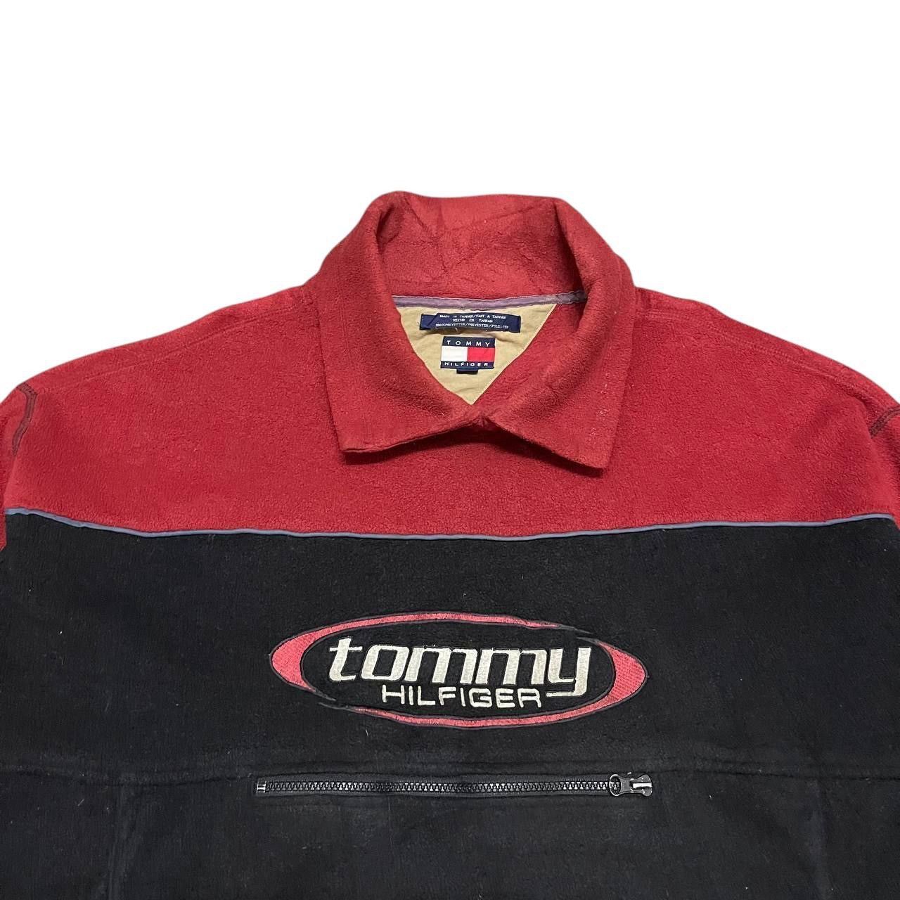 Tommy Hilfiger Vintage Tommy Hilfiger Anorak Fleece Jacket Size US XL / EU 56 / 4 - 2 Thumbnail