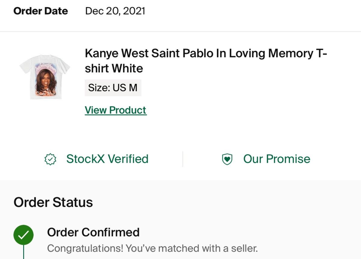 Gildan × Kanye West Kanye West Saint Pablo In Loving Memory T-Shirt Size US M / EU 48-50 / 2 - 5 Thumbnail