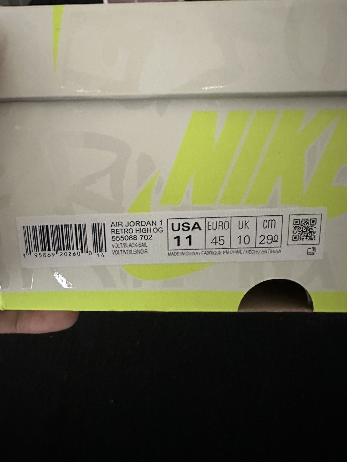 Nike Jordan 1 Visionaire Size US 11 / EU 44 - 8 Thumbnail