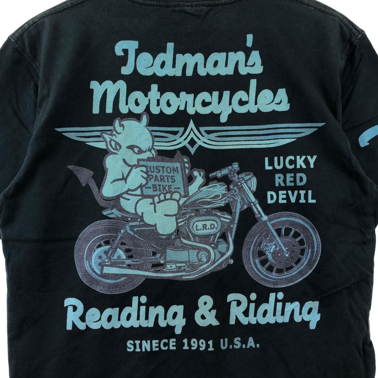 Tedman TEDMAN’S MOTORCYCLES DEVIL Reading & Riding Tee Shirt Size US M / EU 48-50 / 2 - 5 Thumbnail