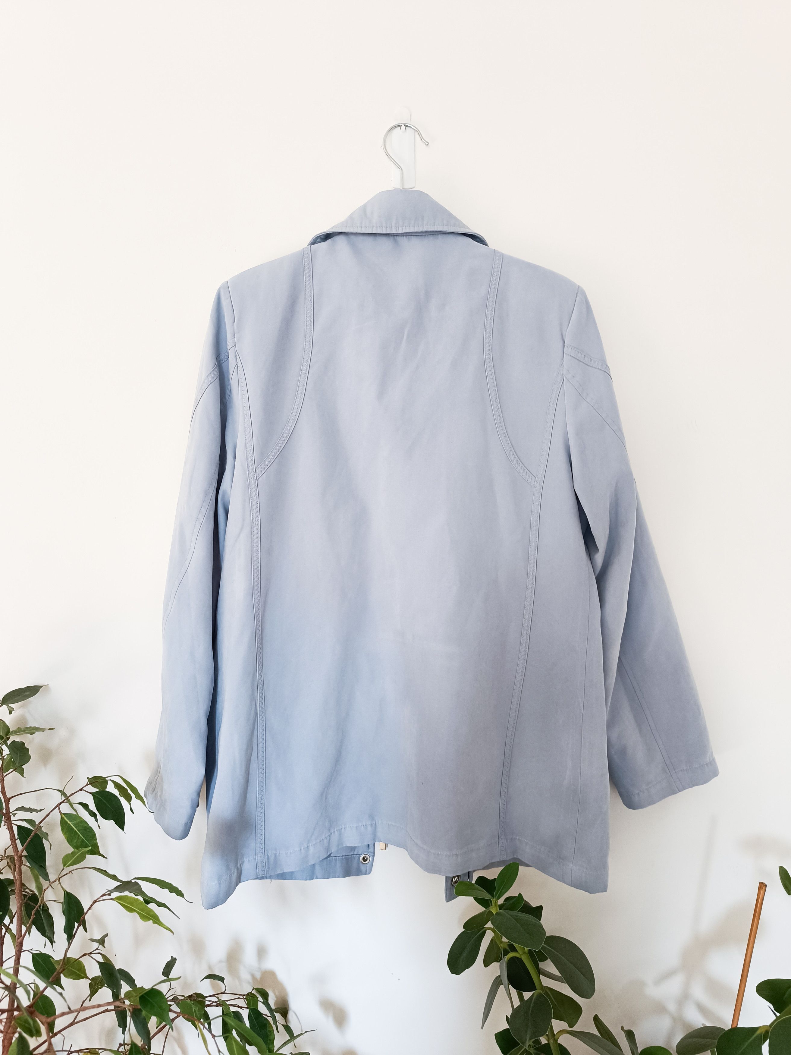 Vintage Baby blue coat / jacket Size L / US 10 / IT 46 - 2 Thumbnail