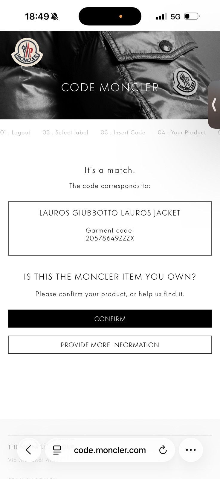 Moncler Moncler Lauros Jacket Size US M / EU 48-50 / 2 - 24 Thumbnail