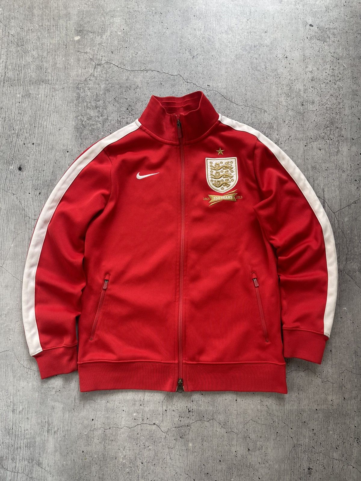 Nike Nike England Football Full Zip Tracksuit Jacket Size US M / EU 48-50 / 2 - 1 Thumbnail
